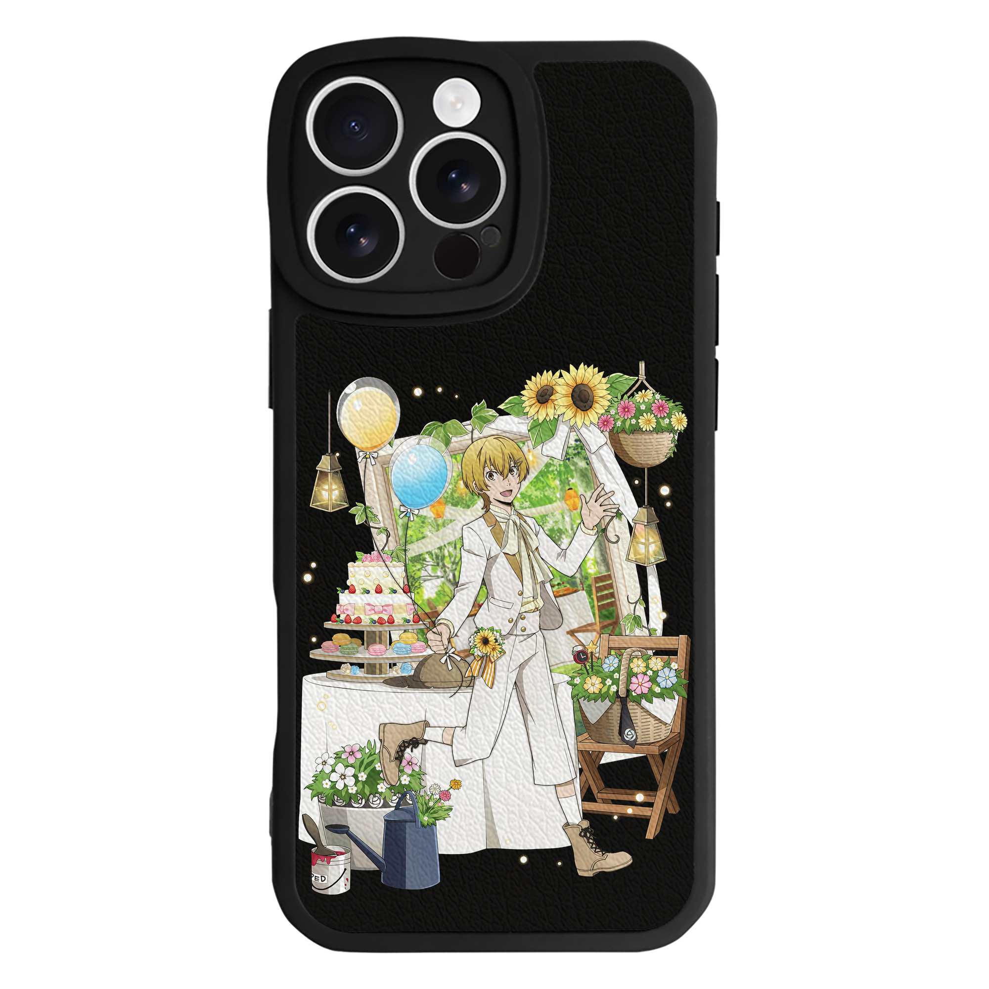 （画像用） 文豪ストレイドッグス Bungo Stray Dogs 【iPhone 16シリーズ対応】シリコンスマホケース（レザー調） 材質：シリコン